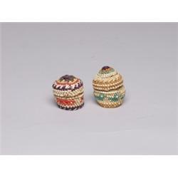 Teo Miniature Nootka Lidded Baskets