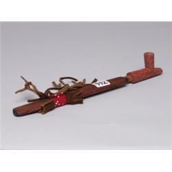 Catlinite Pipe Signed Redwing