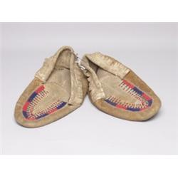 fPair Beaded Mocassins