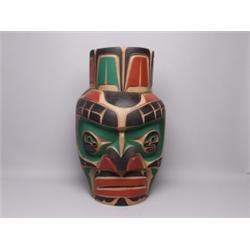 Handcarved Kwakiutl Cedar Chiefs Mask