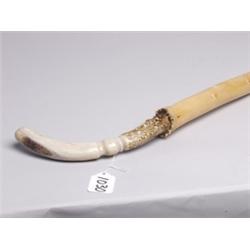 Coast Salish Antler Walking Stick