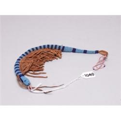 Plains Beaded Snake Fetish