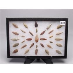 33 Choice Pre-Columbian Arrowheads