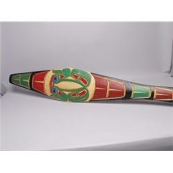 Handcarved Kwakiutl Canoe Paddle
