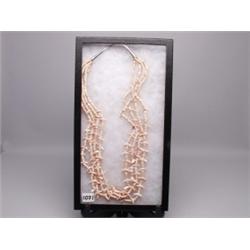 Navajo 3 Strand Spondulus Shell Necklace