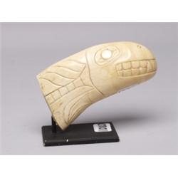 Ca 1890 Haida Shamans Charm Whale Design. No Export to USA