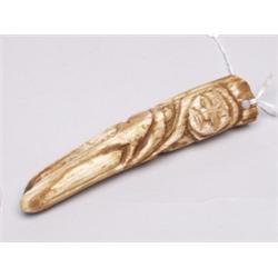 Tlingit Carved Bone Amulet