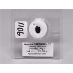 Sapphire 2.56 Ct
