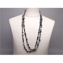 2 Strings 19th C Mixed Columbia River Beads