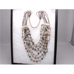 Pueblo 7 Strand Handcarved Fetish Necklace