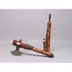 Two African Carved Bone Items