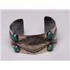Image 1 : Old Navajo Handwrought Cuff Bracelet Ca 1940