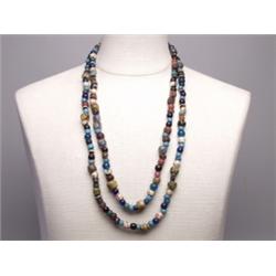 2 Strings Mixed 19th C Polychrome Tradebeads