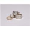 Image 1 : 4 Native Carved Silver Rings