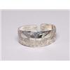 Image 1 : Native Carved Silver Bracelet