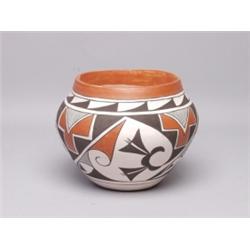 Handmade Acoma Pueblo Pottery Olla