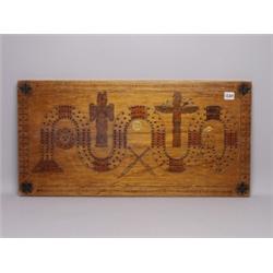 Crib Board  Inscribed Reverse