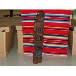 Carved Totem Pole by Frank Martin