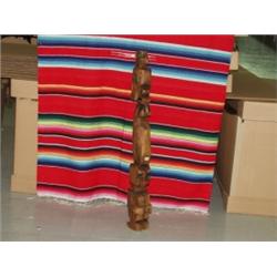 Carved Totem Pole by Frank Martin