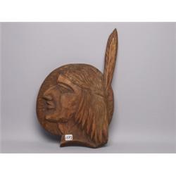 Carved Old Pinewood Panel 