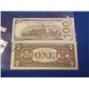 Image 2 : BILLS - 2 TTL - $100 USA & $1 USA - NOT LEGAL TENDAR