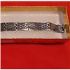 Image 3 : BRACELET - NEW STAINLESS STEEL - WITH ETCHED DESIGN - RETAIL ESTIMATE $125