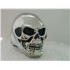 Image 2 : NEW RING - MAN'S SKULL RING - HIGH POLISHED STAINLESS STEEL - SUGGESTED RETAIL $100