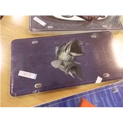 PACKAGE OF NOVELTY LICENSE PLATES -10 / PKG - FISH