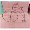 Image 2 : WROUGHT IRON YARD ORNAMENT - PENNY FARTHING BIKE APPROX 3' TALL