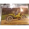 VINTAGE AUTOMOBILIA ADVERTISING POST CARDS - WHILE THE SPARK CEASES TO SPARK........" - POSTAL STAMP