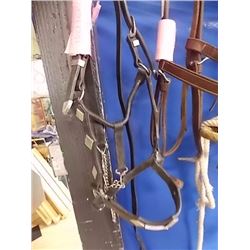 FANCY LEATHER SHOW HALTER