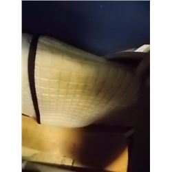 SADDLE PAD - CREAM BLACK TRIM