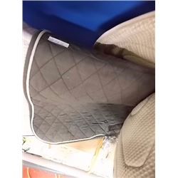 SADDLE PAD - BLUE WITH WHITE TRIM