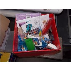BOX OF ASSORTED NEW STATIONARY