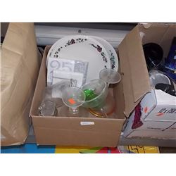 BOX - LARGE MARTINNI GLASSES, PLATES