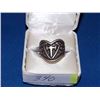 Image 1 : RING - CRUSADER CROSS & SHEILD SILVER RING