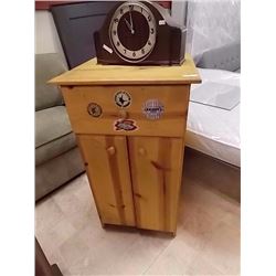 RUSTIC PINE CABINET - 1 DRAWER & 2 DOORS