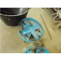 METAL 4 WHEEL BARREL / PLANT POT DOLLY