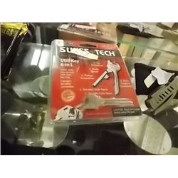 NEW SWISS-TECH UTILI-KEY 6 IN 1 KNIFE