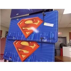 PACKAGE OF NOVELTY LICENSE PLATES -2 PER LOT -SUPER MAN CREST