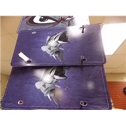 PACKAGE OF NOVELTY LICENSE PLATES -2 PER LOT - FISH