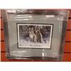 Image 1 : FRAMED PRINT - THE DEER WATCHERS - RANDY FEHR - GALLERY ESTIMATE $175