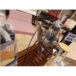 WROUGHT IRON YARD ORNAMENT - PENNY FARTHING BIKE APPROX 3' TALL