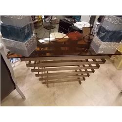 DESIGNOR METAL & GLASS SOFA TABLE