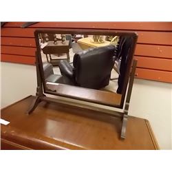 VINTAGE WOOD FRAMED TILT MIRROR - 36" WIDE