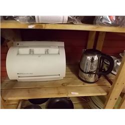 H.P PRINTER & ELECTRIC KETTLE