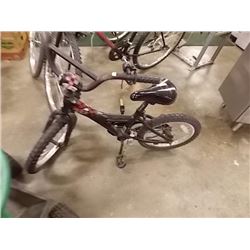 CHILD'S BIKE & STAND - BLACK