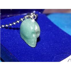 NECKLACE - NEW SKULL PENDANT - INCLUDES STAINLESS STEEL BALL CHAIN - IN GIFT BOX