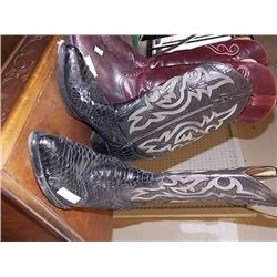 LEATHER COWBOY BOOTS - MEN'S SZ 10