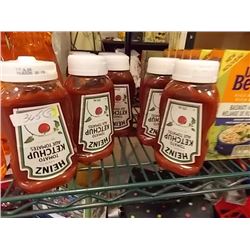 HEINZ KETCHUP - 5 X 325ml BOTTLE  PER LOT